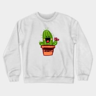 Happy Cactus Crewneck Sweatshirt